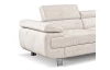 Rohová sedací souprava Lotos, krémová látka, pravý roh