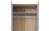 Šatní skříň Room 80 cm, dub biscuit/šedá