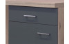 Dolní rohová kuchyňská skříňka Tiago, dub san remo/šedá, šířka 110 cm