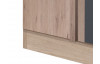 Dolní rohová kuchyňská skříňka Tiago, dub san remo/šedá, šířka 110 cm
