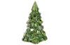 Vánoční dekorace/svícen Stromeček 20 cm, zelený