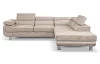 Rohová sedací souprava Lotos, béžová látka, pravý roh