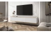 Závěsná TV skříňka Orfeo, 175 cm, bílá/zlatá