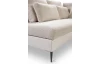 Rohová sedačka Romeo, béžová strukturovaná látka, levý roh