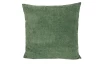 Dekorační polštář Chenille Cross 60x60 cm, zelená