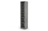 Vysoký regál Carlos, šedý beton, šířka 40 cm