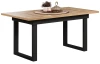 Jídelní stůl s rozkládací funkcí Universal 160x90 cm, dub evoke
