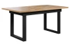 Jídelní stůl s rozkládací funkcí Universal 160x90 cm, dub evoke