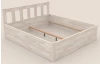 Postel s úložným prostorem Tema Box 180x200 cm, bělený buk