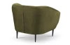 Křeslo Olivio, mechově zelená sametová látka