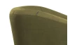 Křeslo Olivio, mechově zelená sametová látka