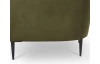 Křeslo Olivio, mechově zelená sametová látka