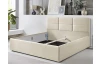 Postel Domango 140x200 cm, béžová látka