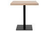 Jídelní stůl Quadrato 70x70 cm, dub artisan/černý