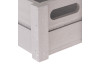 Úložný box dřevěný šedý, 21,5x12,5x9,5 cm