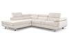 Rohová sedací souprava Lotos, krémová látka, levý roh