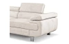 Rohová sedací souprava Lotos, krémová látka, levý roh
