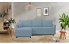 Rohová sedací souprava Livorno, modrá aqua látka