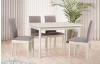 Obdélný jídelní stůl Maxim 120x80 cm, béžový kašmír