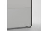 Šatní skříň Easy Plus, 270 cm, bílá/zrcadlo