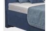Postel Navy 180x200 cm, modrá látka