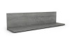 Nástěnná police Carlos, šedý beton, 75 cm