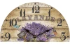 Nástěnné hodiny Levandule Provence 30 cm, MDF
