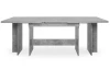 Velký rozkládací jídelní stůl Ancona 160x90 cm, šedý beton