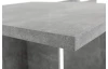 Velký rozkládací jídelní stůl Ancona 160x90 cm, šedý beton