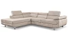 Rohová sedací souprava Lotos, béžová látka, levý roh