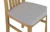 Jídelní židle Ontika, dub grandson/šedá tkanina