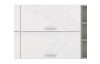 Horní kuchyňská skříňka Bianka 80GU, 80 cm, bílý lesk