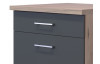 Dolní kuchyňská zásuvková skříňka Tiago USA60, dub san remo/šedá, šířka 60 cm