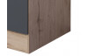 Dolní kuchyňská zásuvková skříňka Tiago USA60, dub san remo/šedá, šířka 60 cm