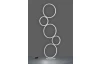 Stojací LED lampa Rondo, 5 kruhů