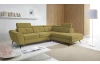 Rohová sedací souprava Sergio, okrově žlutá látka, pravý roh