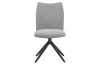 Otočná jídelní židle Kassandra, holubí šedá tkanina