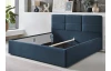 Postel Domango 140x200 cm, denimově modrá látka