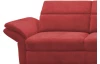 Rohová sedací souprava Colby, šípkově červená látka, pravý roh