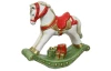 Vánoční dekorace Houpací koník s dárečky, barevný