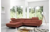 Rohová sedací souprava Lotos, terakota látka, levý roh