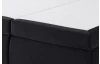 Postel boxspring Agnes 180x200 cm, leskle černá látka