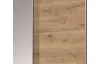 Šatní skříň Brüssel, prkenný dub/zrcadlo