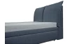 Postel Menton 180x200 cm, šedomodrá tkanina