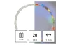 Vánoční řetěz LED Nano 1,9 m, multicolor