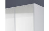 Šatní skříň Homburg, 181 cm, bílá/lesklá bílá