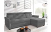 Rohová sedací souprava Harris, středně šedá látka, pravý roh
