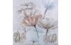 Ručně malovaný obraz Květiny 100x100 cm, olejomalba