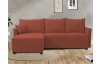 Rohová sedací souprava Livorno, červená látka