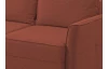 Rohová sedací souprava Livorno, červená látka